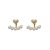 Style for Dual-Wear Heart Pearl Stud Earrings 2022 New Trendy Light Luxury High-Grade Earrings Elegant Unique Earrings