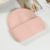 OEM wholesale plain colorful winter warm custom knitted Rabbit hair straight hat for man and female