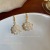 Silver Needle High-Grade Light Luxury Pearl Floral Ball Earrings 2022 New Fashion Niche Design Graceful Earrings