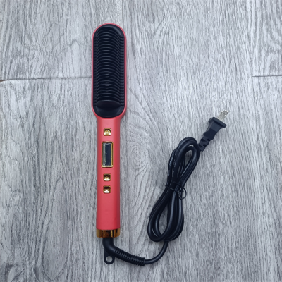 Advanced LCD Display Hair Straightener Straightening Hair Straight Comb Hair Curler and Straightener Dual-Use Anion Does Not Hurt Hair Hair Curler