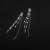 Sterling Silver Needle New Ins Trendy Ear Thread Jewelry Simple All-Match High-Grade Light Luxury Earrings