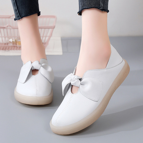 2022 spring new women‘s shoes comfortable soft bottom bow not tired feet flat shoes women‘s casual shoes can be sent on behalf of the hair