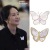 Broken Cocoon Butterfly Meng Wanzhou Same Style Butterfly Brooch New Fashionable Suit Pin Decoration Popular All-Matching Corsage