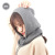 Cashmere Wool Knitted Scarf with Hat Scarf Double-Use Thickened Bandana Head Autumn and Winter Men and Women Warm