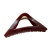 Ornament ABS Material Hollow Triangle Barrettes Simple Temperament Back Head Shark Clip Female Barrettes Headdress