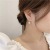 Crystal Ball Earrings Women's High Sense Special-Interest Design Full Diamond Earrings Exquisite and Versatile Ear Clip