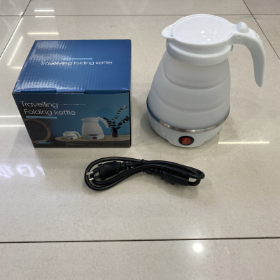 Travel Household Folding Kettle Silicone Portable Kettle Foldable Electric Kettle