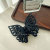 Korean Large Double-Layer Hollow Butterfly Barrettes Temperament Shark Clip Frosted High-Grade Clip Female Headdress