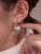 Lock Ear Clip High-Grade Light Luxury Temperament Eardrops Niche Personality Ear Studs Autumn and Winter Bell Earrings