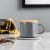 INS Mug Simple Golden Trim Ceramic Mug Nordic with Cover with Spoon Ceramic Cup Ceramic Cup