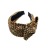 Women's Autumn/Winter Wide Headband Independent Packaging Geometric Plaid Retro Bow Headdress