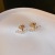 Style for Dual-Wear Heart Pearl Stud Earrings 2022 New Trendy Light Luxury High-Grade Earrings Elegant Unique Earrings