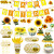 Spot Cross-Border Sunflower Birthday Party Suit SUNFLOWER Series Party Decoration Hanging Flag Power Strip