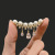 Korean Fashion Simple Brooch Trendy Pearl Tassel Pin Personality Imitation Crystal Suit Coat Accessories Elegant Corsage