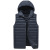 Foreign Trade Men's Winter Warm Hooded Cotton Jacket Men's Vest down Cotton Vest Warm Cotton Coat