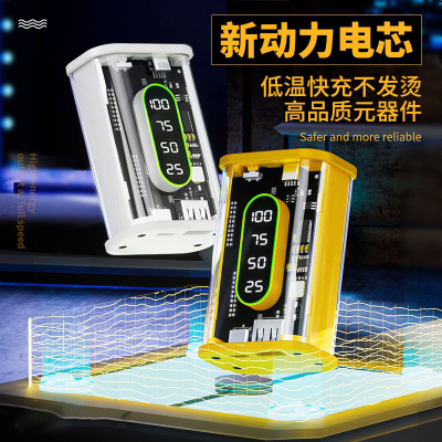 Power Bank Mini Transparent Cyberpunk K117-10/2.4A/10000 MAh