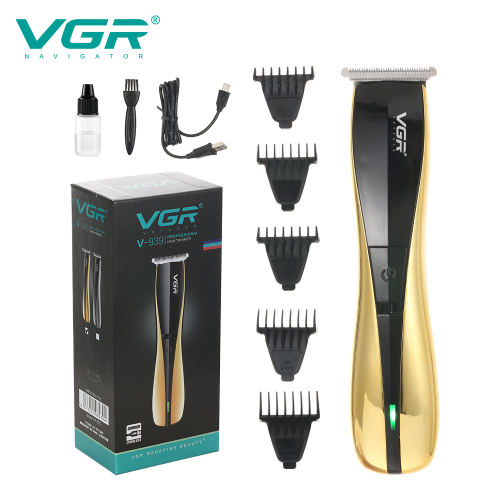 Vgr939 Cross-Border New Hair Clipper Wholesale Oil Head Electric USB Charging Electric Clipper 0 Cutter Head carving Scissors