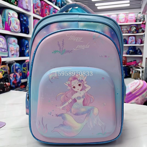 schoolbag backpack trolley bag cartoon bag pen box lunch box 3d concave-convex bag leisure bag computer bag