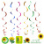 Spot Cross-Border Sunflower Birthday Party Suit SUNFLOWER Series Party Decoration Hanging Flag Power Strip