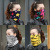 Pile Heap Cap Children's Confinement Cap Korean Warm Headscarf Sleeve Cap Dual-Purpose Hat Neckerchief Cover Earflaps Head-Wrapping Cap Autumn and Winter