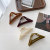 Ornament ABS Material Hollow Triangle Barrettes Simple Temperament Back Head Shark Clip Female Barrettes Headdress