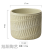 Cement Flower Pot Nordic Style Simple Creative Personality Large Diameter Green Plant Pot Vertical Pattern Rotation