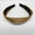 European and American Artificial Woven Hairband Decoration Sweet Mori Female All-Match Wide-Brimmed Personal Influencer Headband Factory Wholesale