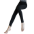 Clearance Winter Cotton Waist One-Line Leggings Fleece-Lined Thickened Cropped Black Leggings Leather Pencil Pants 420G
