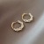 Light Luxury Temperament Circle and Pearl Earrings 2022 New Trendy Ear Ring Women's Ear Clip Niche Design Earrings