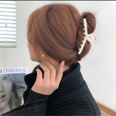 Korean Style Shark Clip Grabber Clip Headdress Women's French Style Large Hair Clip Back Head Bath Headdress Plastic Clip Wholesale