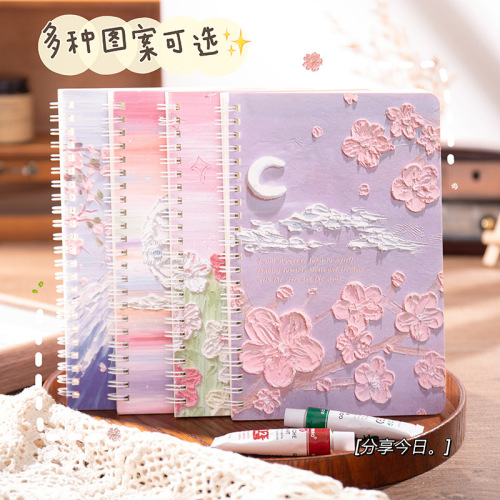 xiaomeng cartoon coil notebook student school supplies cute good-looking notebook notepad a5 notebook wholesale