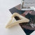 Ornament ABS Material Hollow Triangle Barrettes Simple Temperament Back Head Shark Clip Female Barrettes Headdress