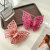 Korean Large Double-Layer Hollow Butterfly Barrettes Temperament Shark Clip Frosted High-Grade Clip Female Headdress