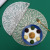 PVC Placemat round Fireworks Gilding Hollow Dining Table Cushion Nordic Style Western-Style Placemat Tea Placemat