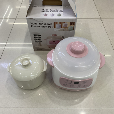 Electric Stewpot Porridge Cooking Soup Pot Ceramic Bain-Marie Household Diverse Automatic Electric Stew Pot