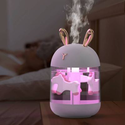 New Cute Pet USB Mini Humidifier Home Mute Office Desktop Small Antlers Air Atomization Humidifier