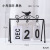 Nordic Simple Iron Bird Calendar Ornaments Creative Desktop Page Turning Small Desk Calendar Living Room Hallway Decoration Small Ornament