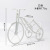 European-Style Retro Iron Art Tricycle Wine Rack Decoration Creative Home Wine Cabinet Decoration the Wine Bottle Storage Rack