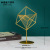 Nordic Creative Happiness Cube Abstract Light Luxury Iron Craft Decorations Home Living Room TV Cabinet Table Decoration Furnishings