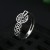 Taigu Original Opportunity Knocks Thai Silver Vintage Money Ring Split Ring Rotatable Ring Original New Accessories Men