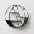 Nordic Simple Ins Wrought Iron round Wall Storage Decoration Wall Mount Creative Home Living Room Wall Storage Rack