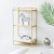 Factory Direct Supply Simple Ins Iron Grid Shelf Home Wall Decorations Punch-Free Shelf Key Holder