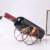 Wholesale European Metal Wine Rack Decoration Creative Living Room and Wine Cabinet Decorations Wine Wine Set Iron Art Bottle Shelf