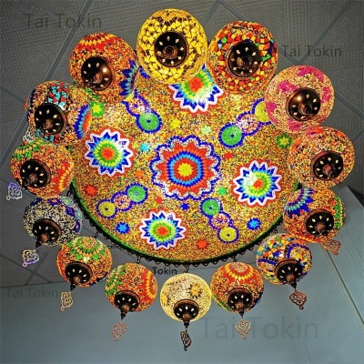 High-End Restaurant Chandelier Retro Exotic Features Restaurant and Cafe Hotel Homestay Bar Turkish Handmade Chandelier