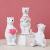 New Creative Cute Polar Bear Resin Decorations Home Living Room Decoration Decoration Photo Props Give Children Presents