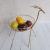 Nordic Living Room Fruit Basket Household Iron Deer Fruit Basket Fruit Basket Creative Snack Dried Fruit Tray Storage Basket Factory Direct Supply