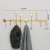Nordic Creative Hook Entrance Key Holder Entrance Wall Hanging Storage Punch-Free Decoration Fitting Room Wall Coat Rack