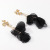 Korean Fashion Simple Mesh Fabric Earrings Women's Irregular Flower Trend Internet Celebrity Female Stud Earrings