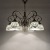 New Di Zhonghai Retro Living Room Bedroom Features Restaurant and Cafe Hotel Homestay Turkish Handmade Glass Chandelier