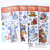 New Christmas Gilding Decorative Stickers Christmas Party Event Decorative Wall Stickers Shopping Window Stickers